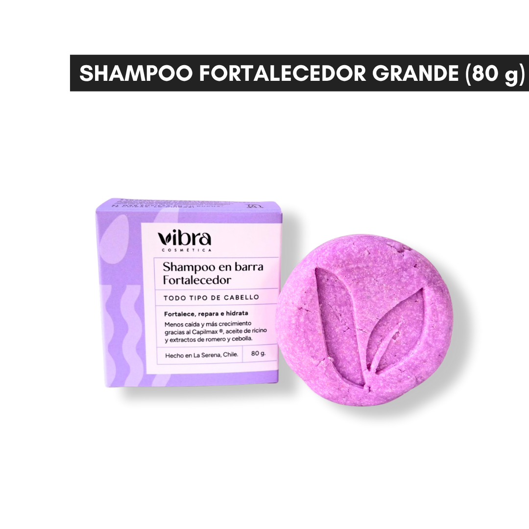 Shampoo sólido fortalecedor - Estimula el Crecimiento (40 y 80 g)