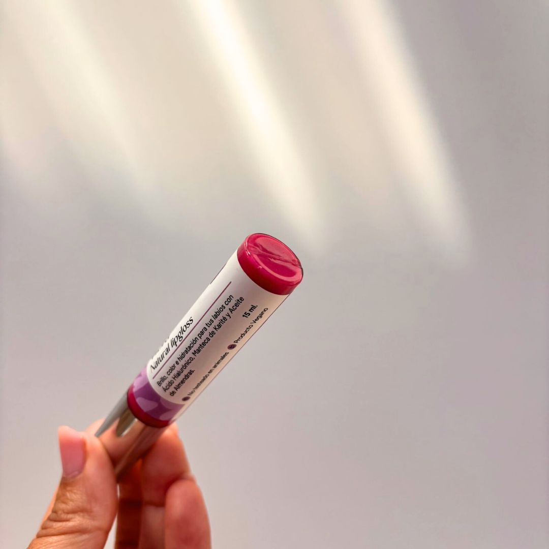 Lipgloss Vegano Sabor Uva – Hidratación y Brillo | 10 ml - NUEVO FORMATO!