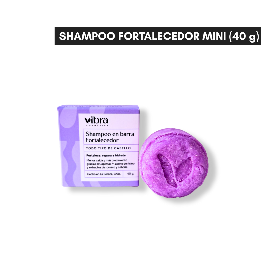 Shampoo sólido fortalecedor - Estimula el Crecimiento (40 y 80 g)