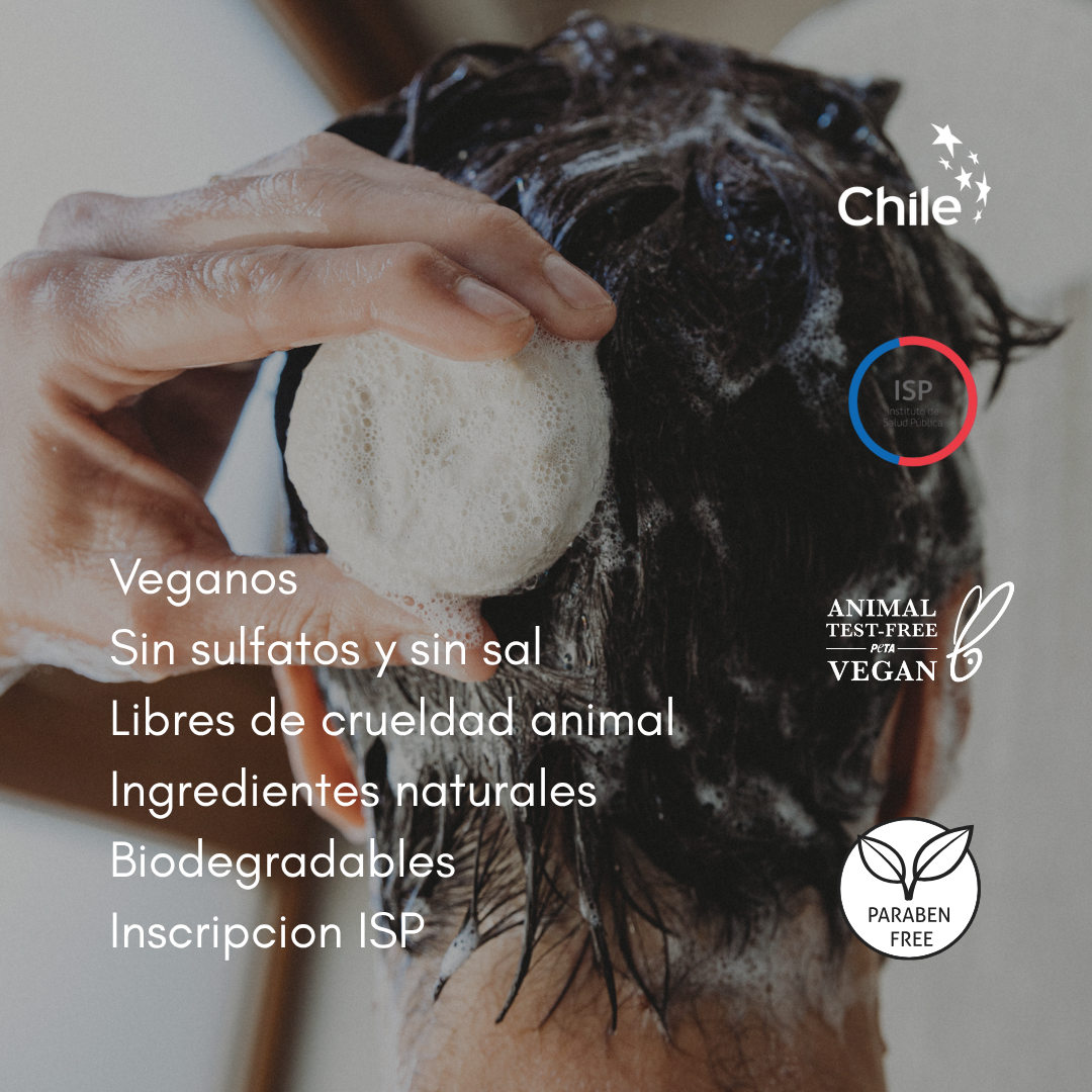 Shampoo sólido reparador – cabello sensible y dañado | kids (40 y 80 g)