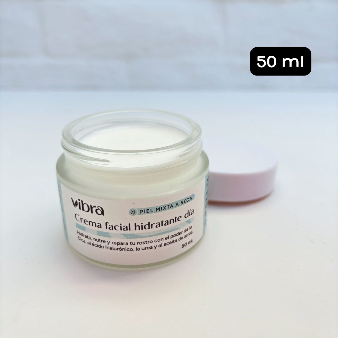 Crema de Rostro Hidratante de Día - Piel Mixta a Seca (30 y 50 ml)