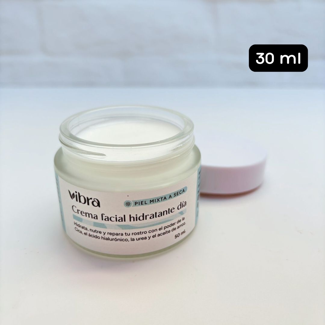 Crema de Rostro Hidratante de Día - Piel Mixta a Seca (30 y 50 ml)