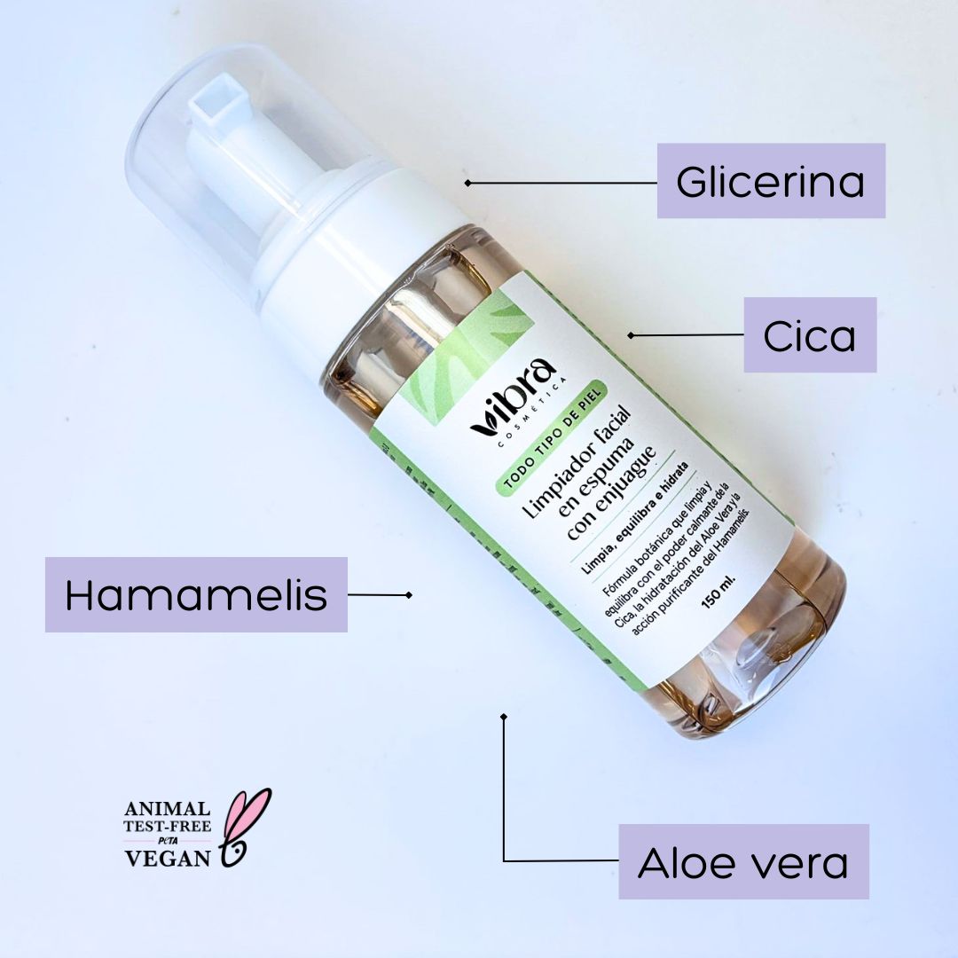 Limpiador Facial en Espuma (50 ml y 150 ml)