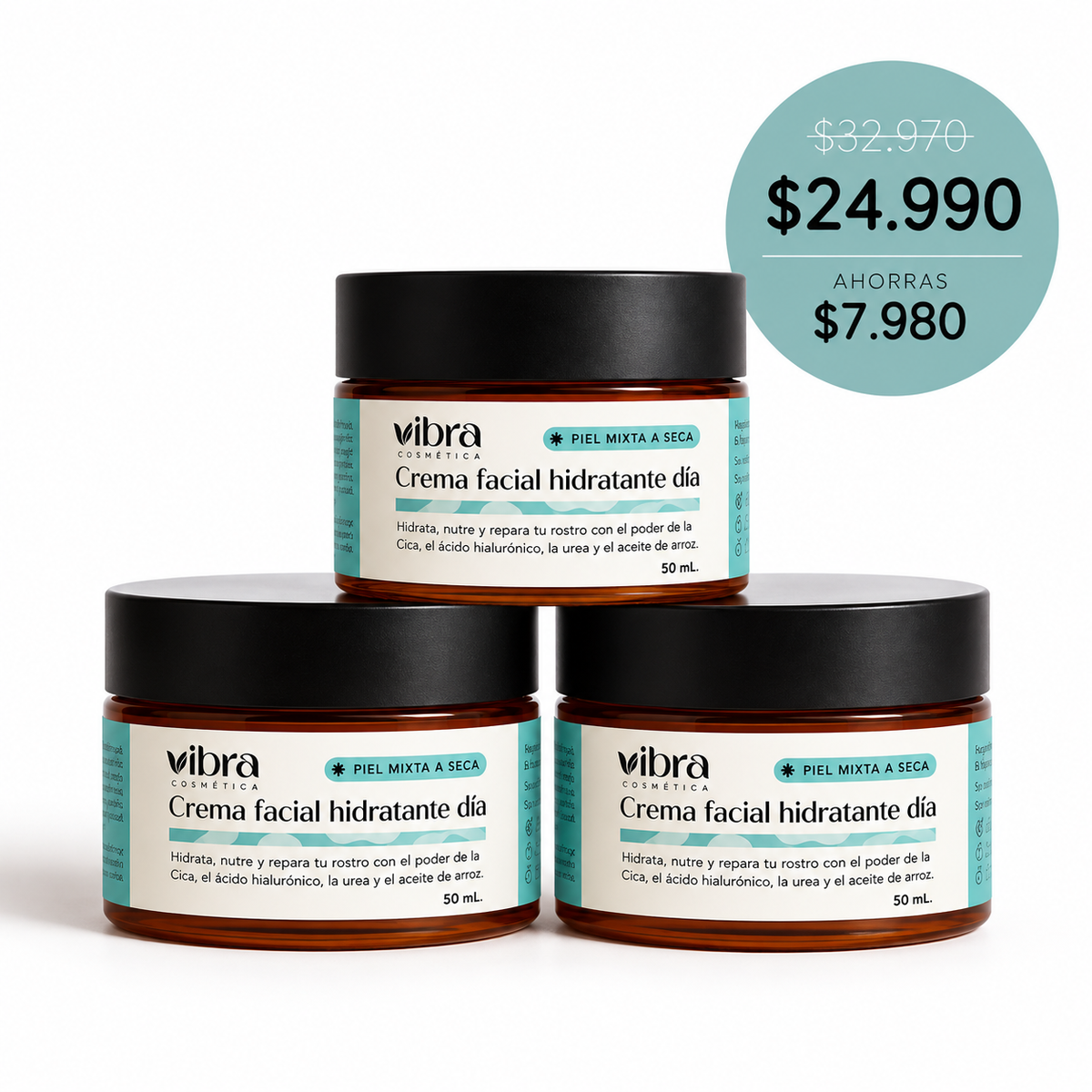 3X CREMA FACIAL HIDRATANTE DÍA | CYBER