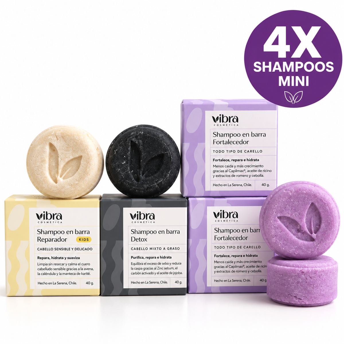 PACK TODOS LOS SHAMPOOS SÓLIDOS MINI | CYBER