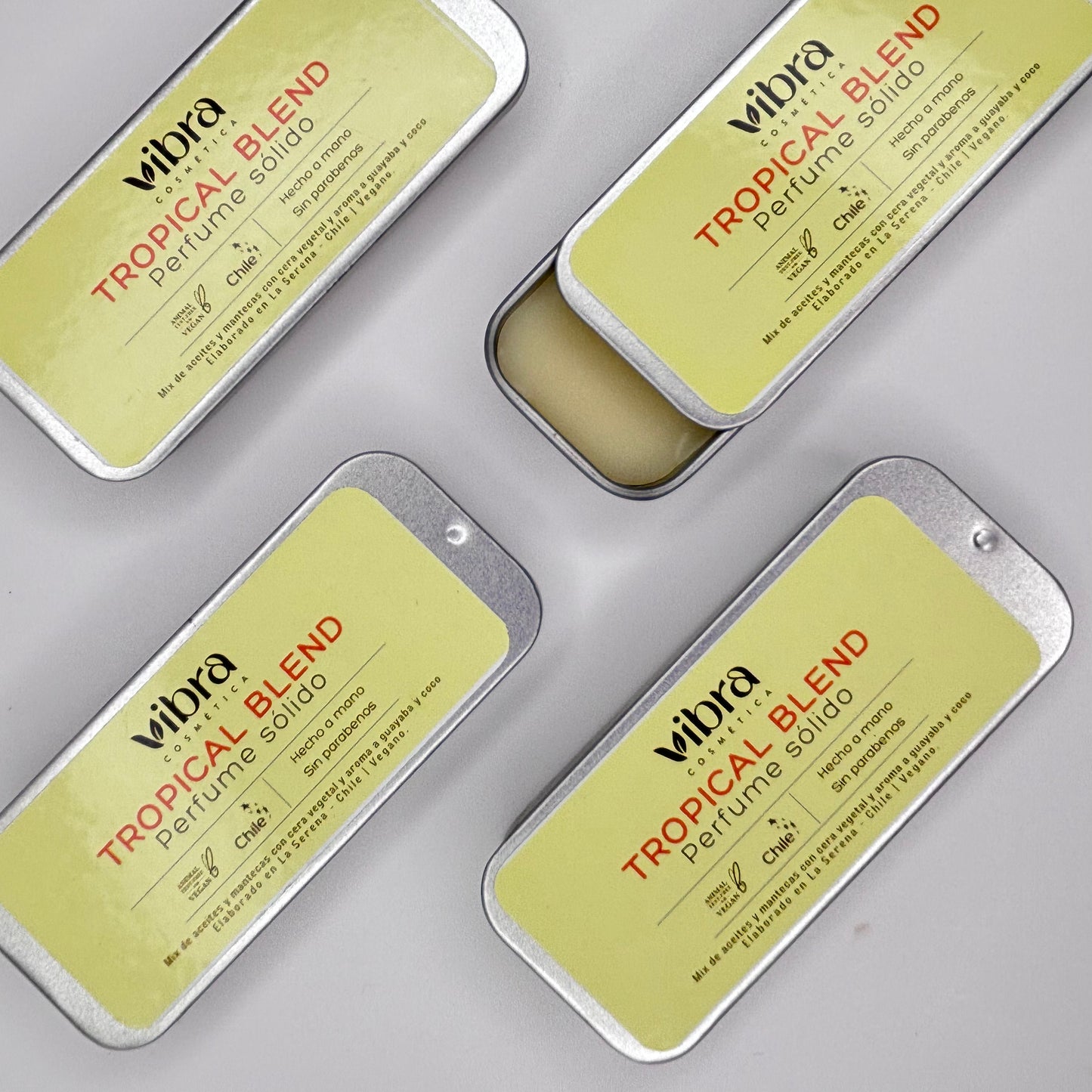 Perfume Sólido Tropical Blend – Guayaba, Coco y Lima 15 ml