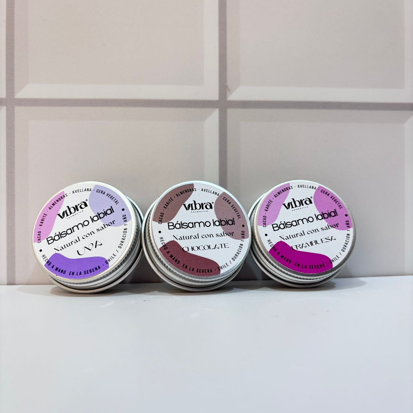 TRÍO BÁLSAMOS LABIALES 15 ML - TODOS LOS SABORES
