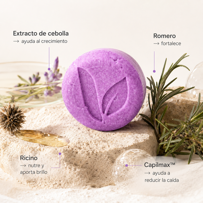 Shampoo en barra fortalecedor