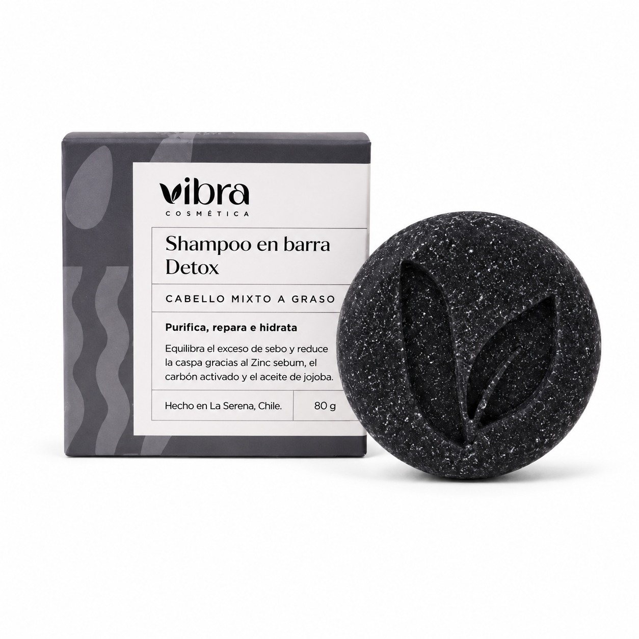 Shampoo en barra detox