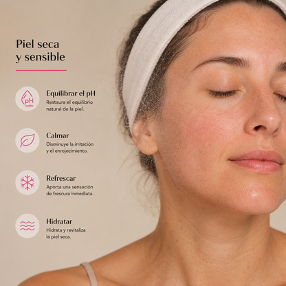 Tónico Facial Agua de Rosas