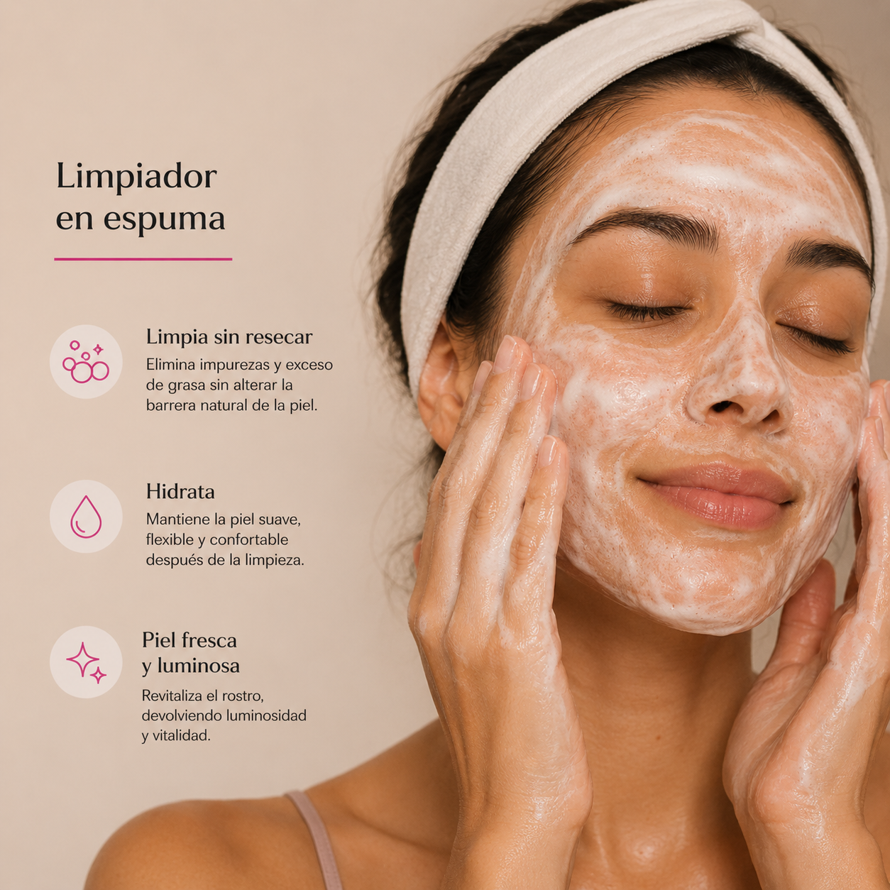 Limpiador Facial en Espuma