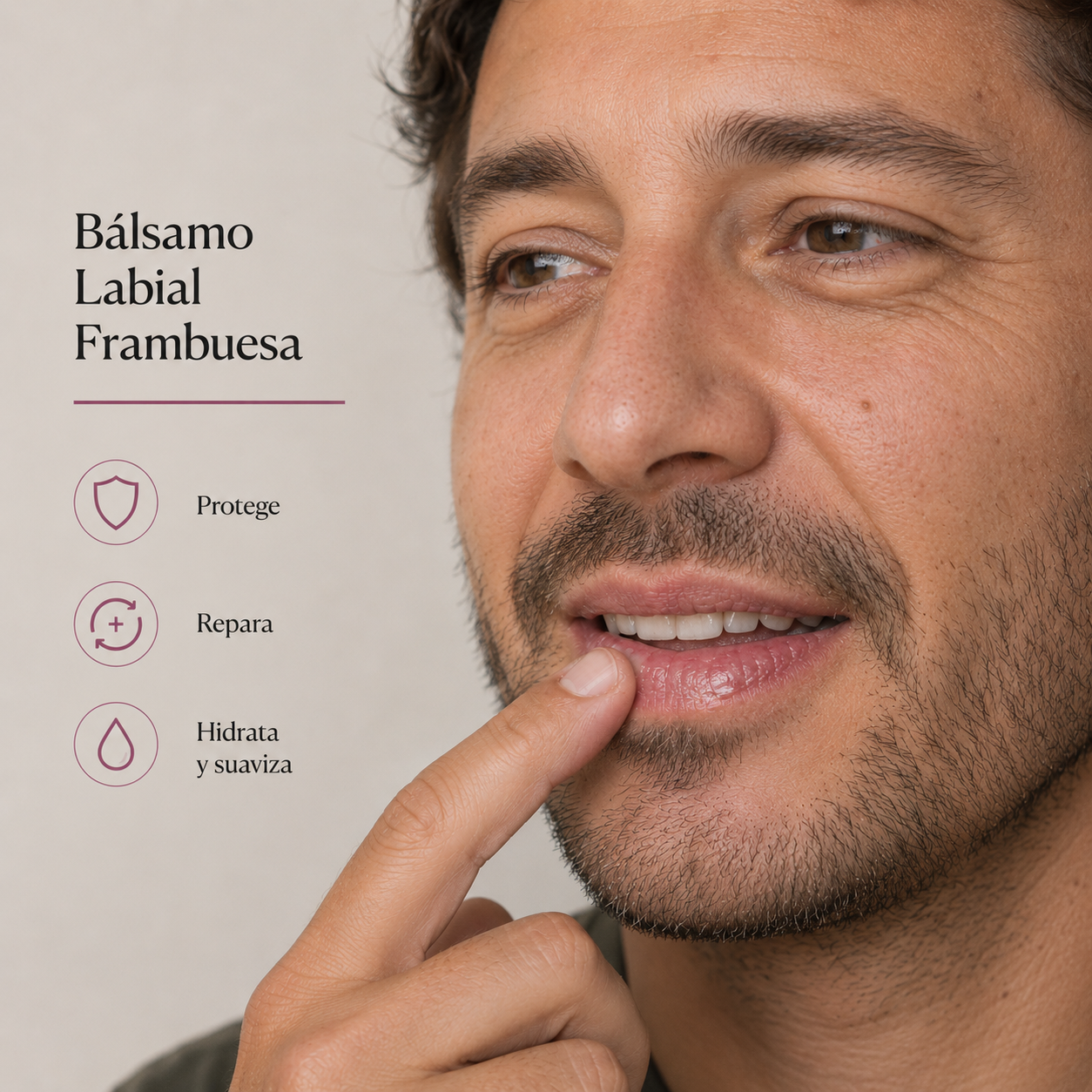 Bálsamo Labial Natural – Sabor Frambuesa | 15 ml (Pote)