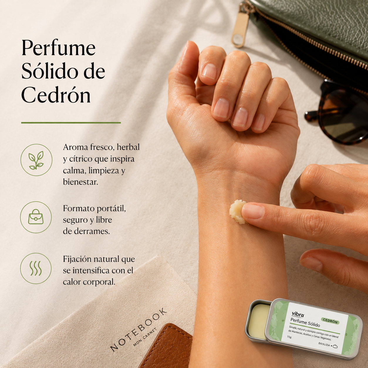 Perfume Sólido Cedrón
