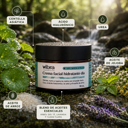 Crema Facial Hidratante Día (piel mixta a seca)
