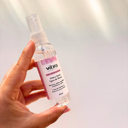 Tónico Facial Agua de Rosas – Hidratante y Calmante, 50 y 100 ml