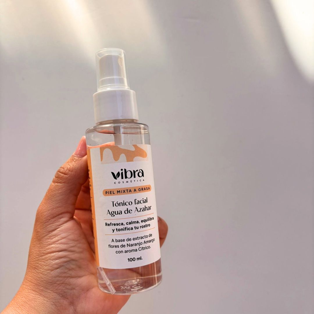 Tónico Facial Agua de Azahar – Hidratante y Tonificante, 50 y 100 ml