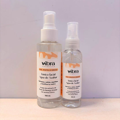 Tónico Facial Agua de Azahar – Hidratante y Tonificante, 50 y 100 ml