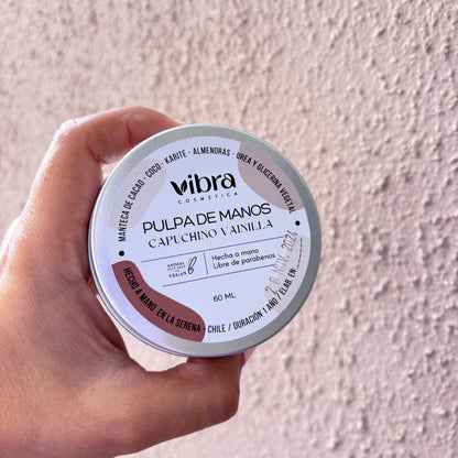 Pulpa de manos capuchino vainilla