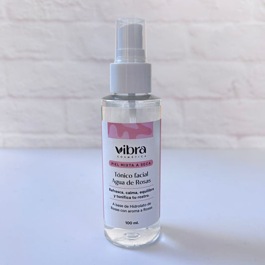 Tónico Facial Agua de Rosas – Hidratante y Calmante, 50 y 100 ml