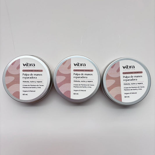 Oferta Pack Trío | Pulpa de manos capuchino vainilla 60 ml grande