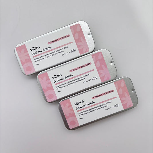 Oferta Pack Trío | perfume sólido pomelo-jengibre