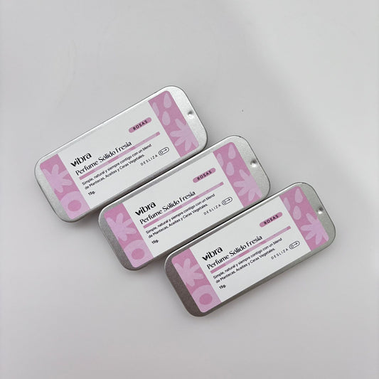 Oferta Pack Trío | Perfume sólido rosas