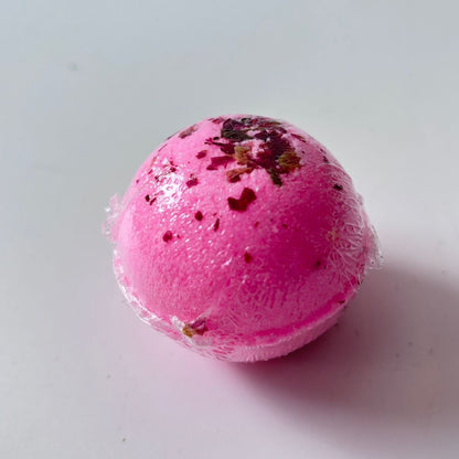 Bath Bomb Relajante – Cedrón, Higo y Rosas, 70 g