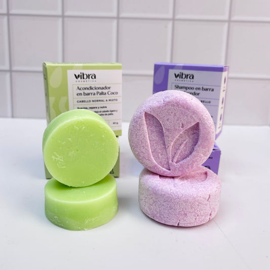 Pack 2 Shampoos Fortalecedores + 2 Acondicionadores Palta Coco (80 g c/u)
