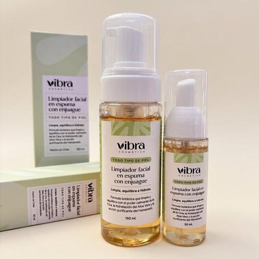 Limpiador Facial en Espuma – Piel Suave, Limpia y Equilibrada (50 ml y 150 ml)